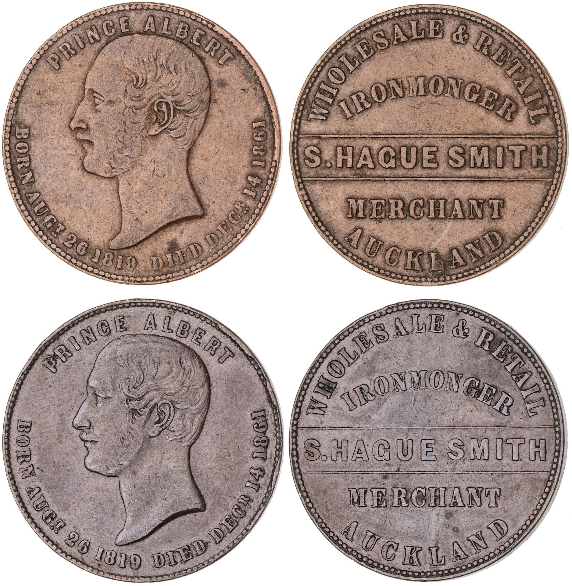381 · Auckland, New Zealand, S. Hague Smith, Penny, ND, VF