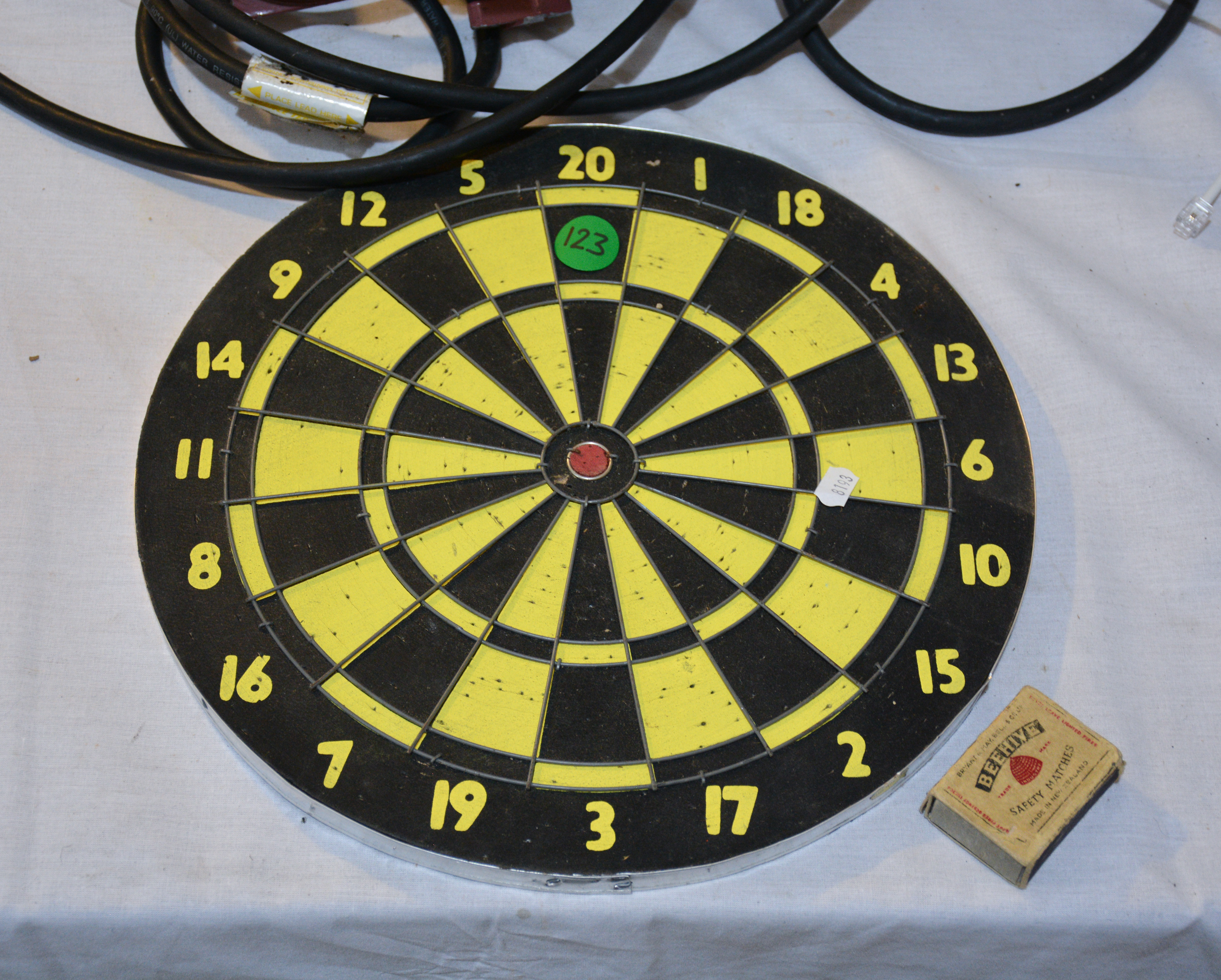 Small Double Sided Dartboard — sold at auction in New Zealand for $5