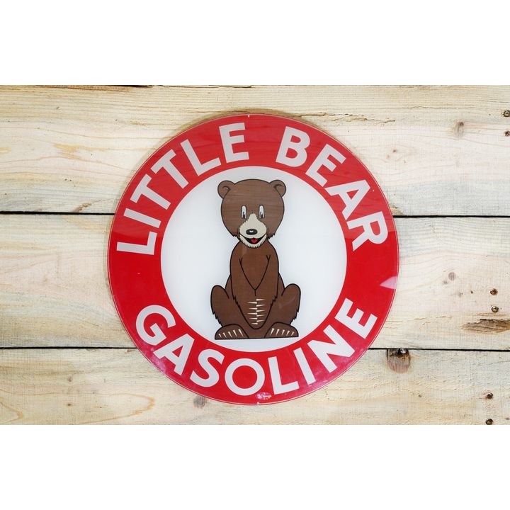 Little Bear Gasoline w/ Logo 13.25" Single Gas Globe Lens TAC 9.5
