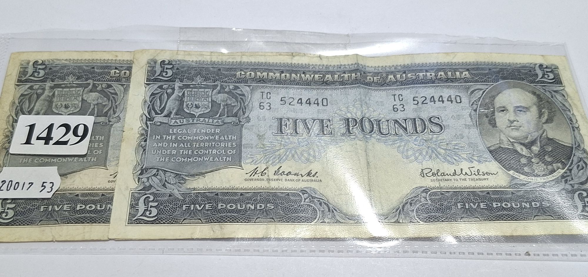 5 Pound Banknotes