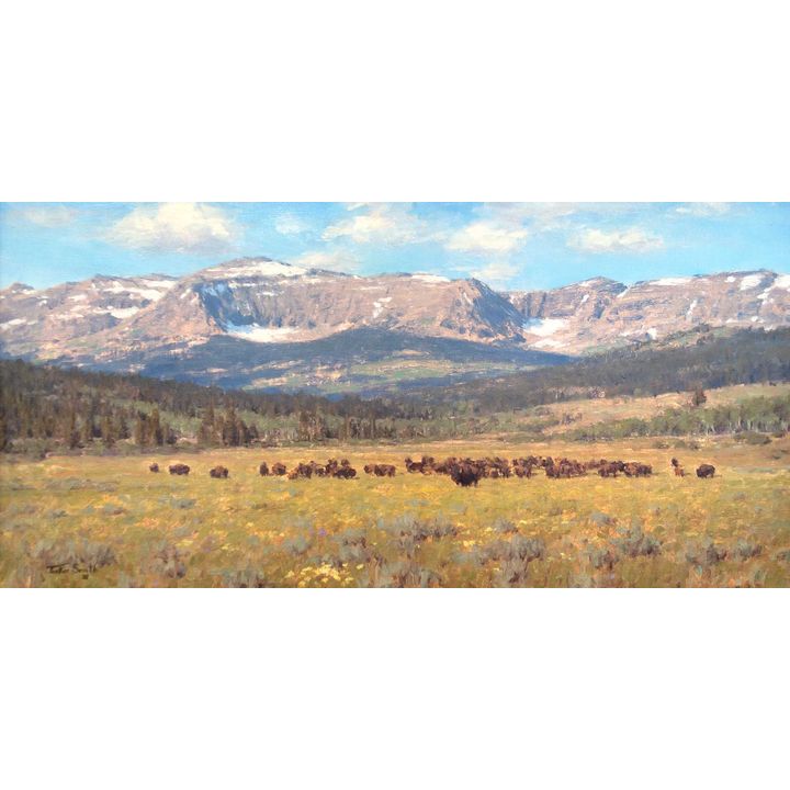 In Blackfeet Country by Tucker Smith (1940- )
