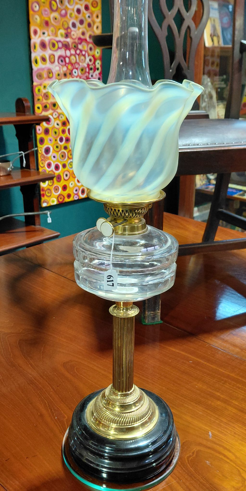 Victorian Oil Parlour Lamp