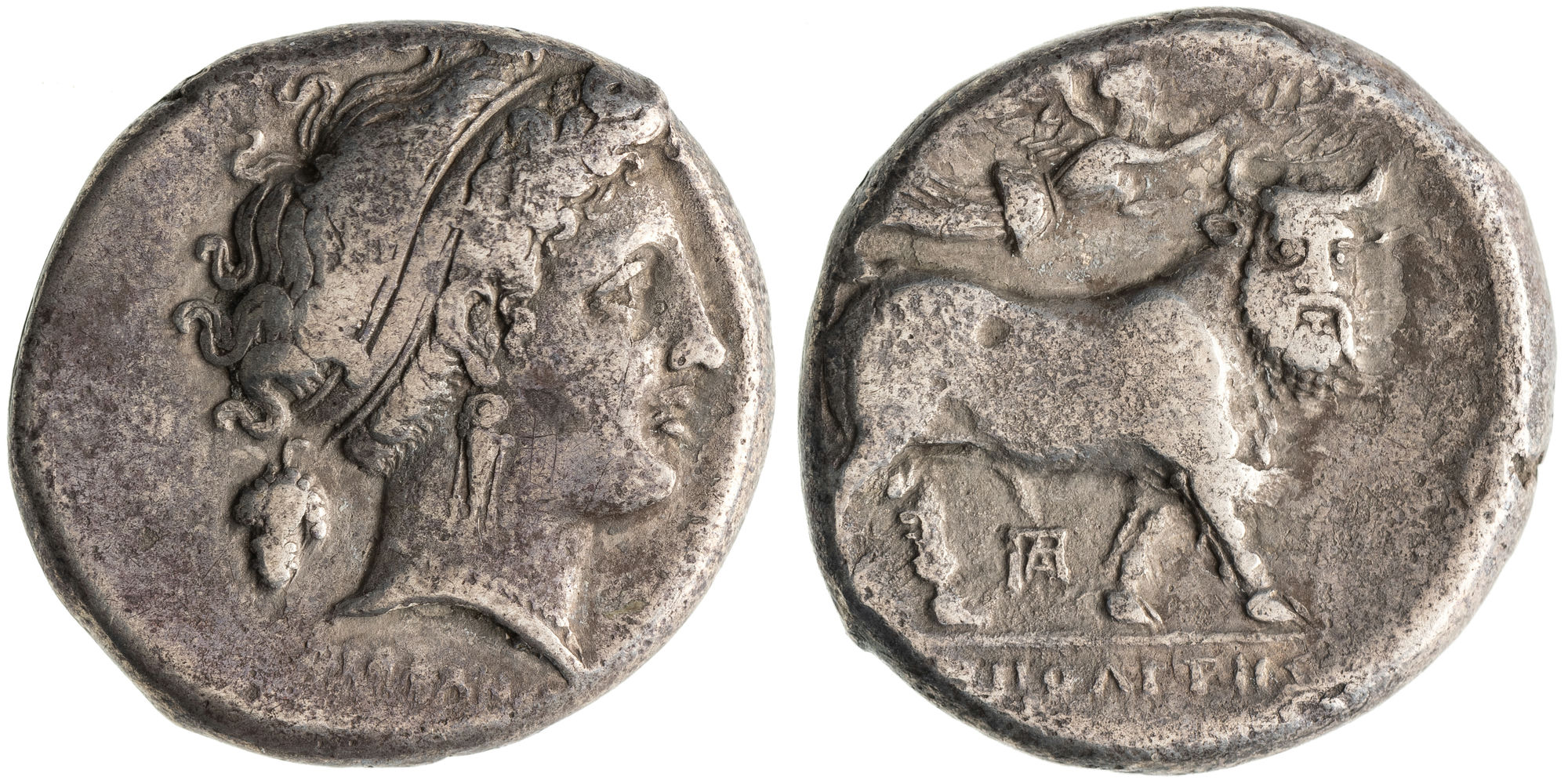 Italy - Campania, Didrachm, 320 BC, aVF