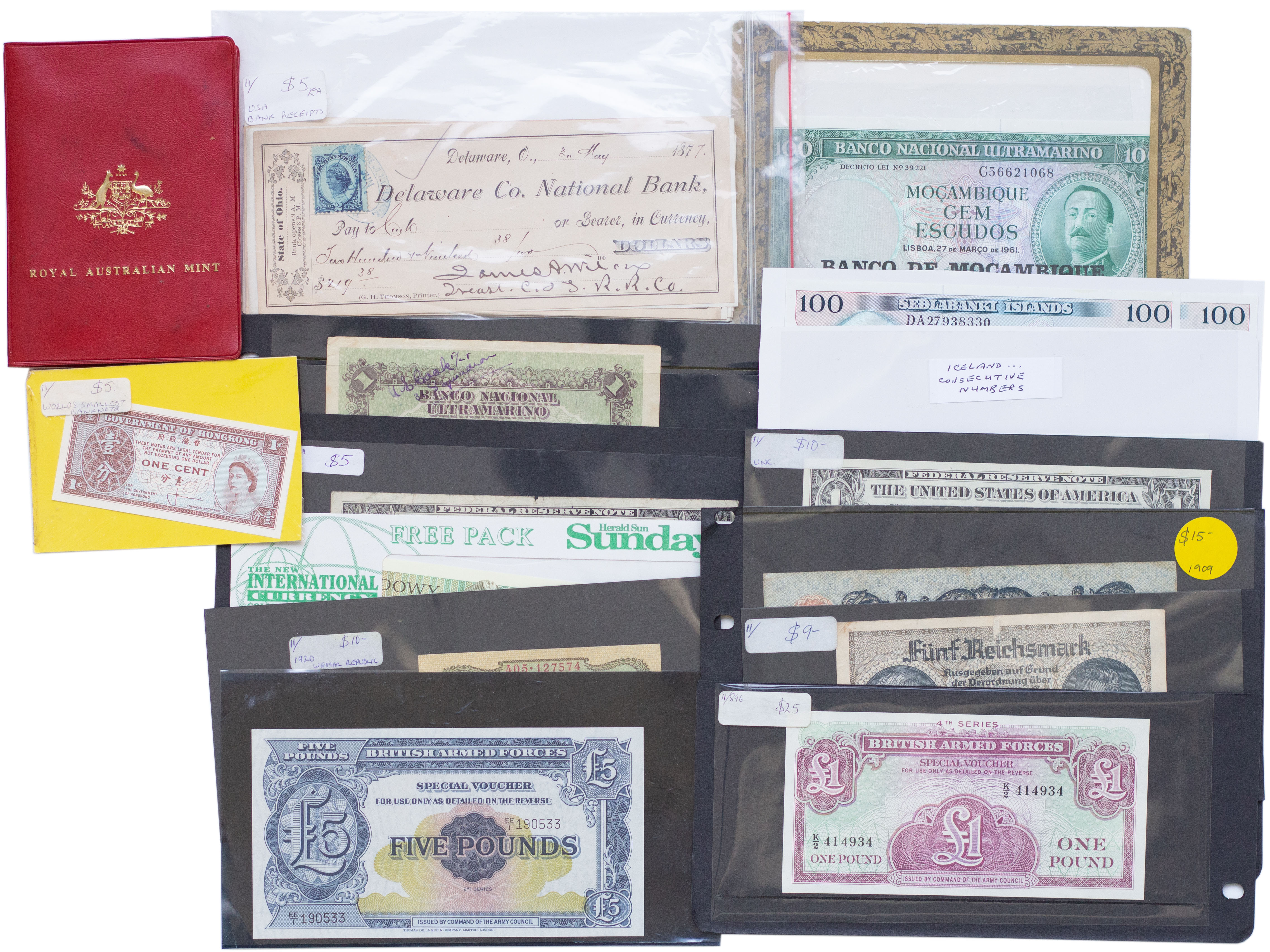 Type Set, 1940, VF - EF