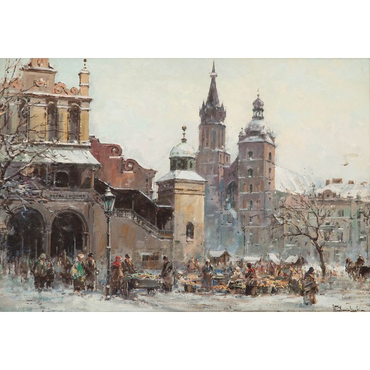 Władysław Chmieliński | Widok na Sukiennice