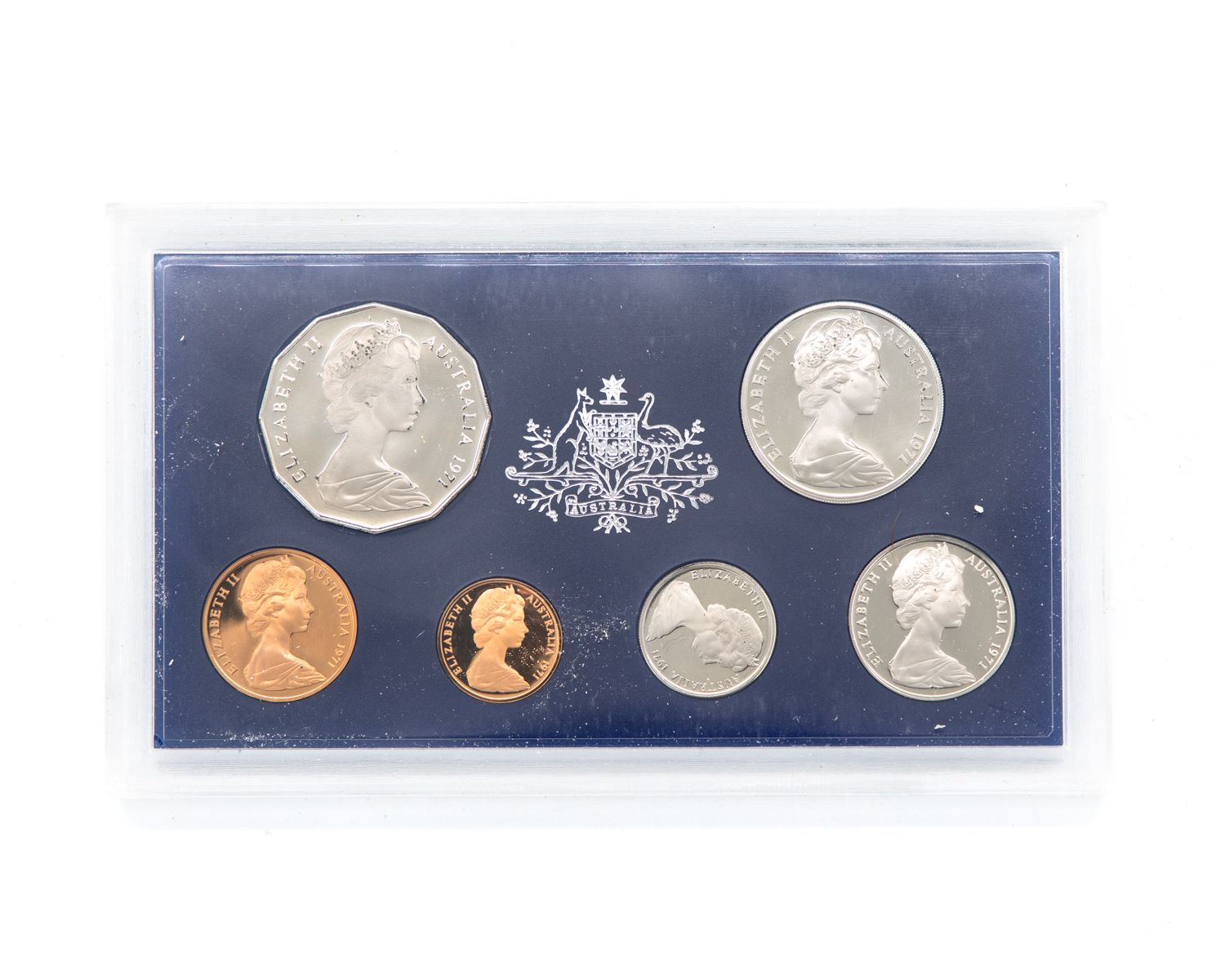 343 · Elizabeth II, Proof Set, 1971,  FDC