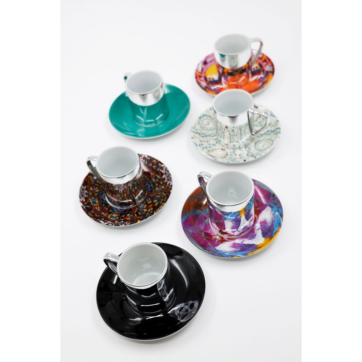 Damien Hirst - Anamorphic Expresso Cups