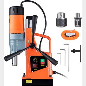 2" / 50 MM VEVOR MAGNETIC DRILL, 1550W 1.57IN BORING DIAMETER, 2922LBF/13000N PORTABLE ELECTRIC MAG DRILL PRESS WITH VARIABLE SPEE