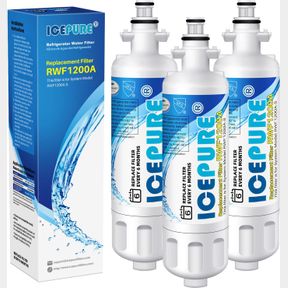 ICEPURE ADQ36006101 9690 WATER FILTER REPLACEMENT FOR LG LT700P, KENMORE ELITE 46-9690 ADQ36006102, RWF1200A, CLCH106, RWF1052 LFX