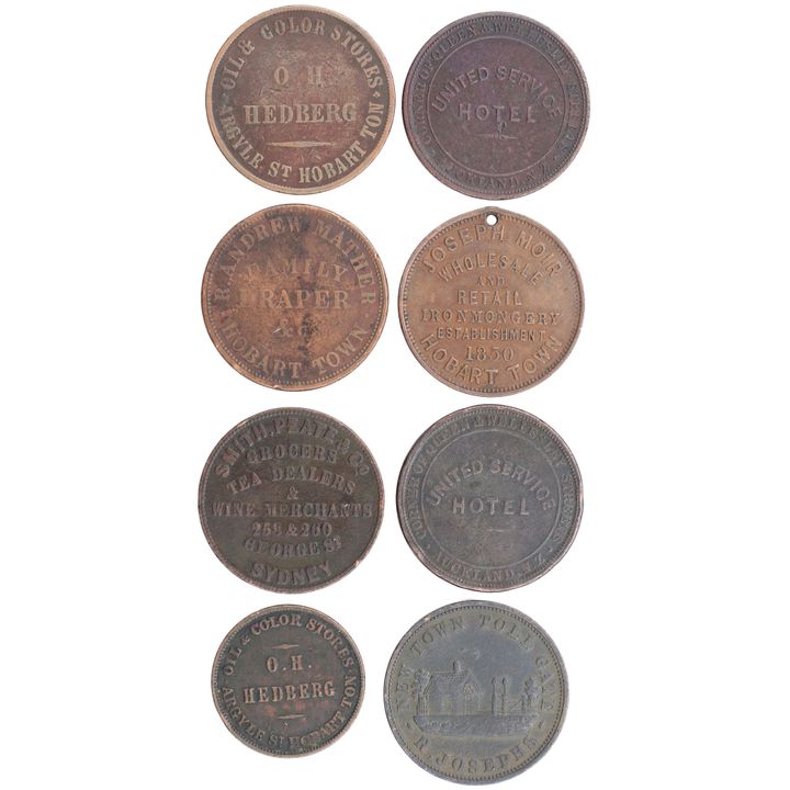 Sydney, NSW, Smith Peate & Co, Penny, 1856, Fine