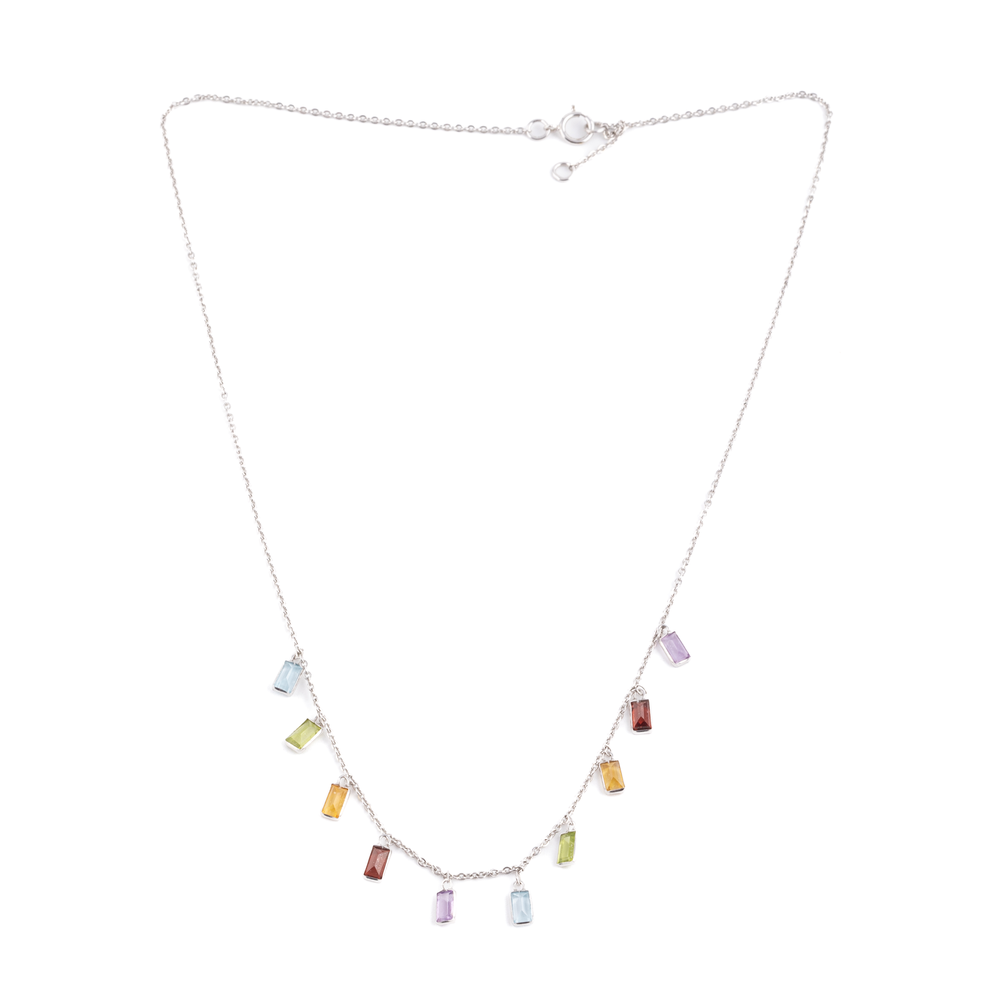 268 · Multi-Gem Necklace 18ct