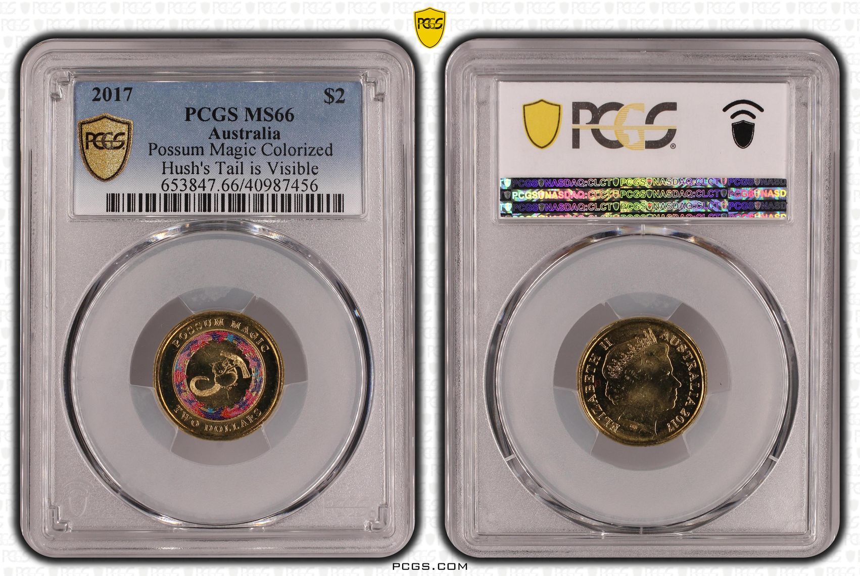 Elizabeth II, Two Dollar, 2017, MS66