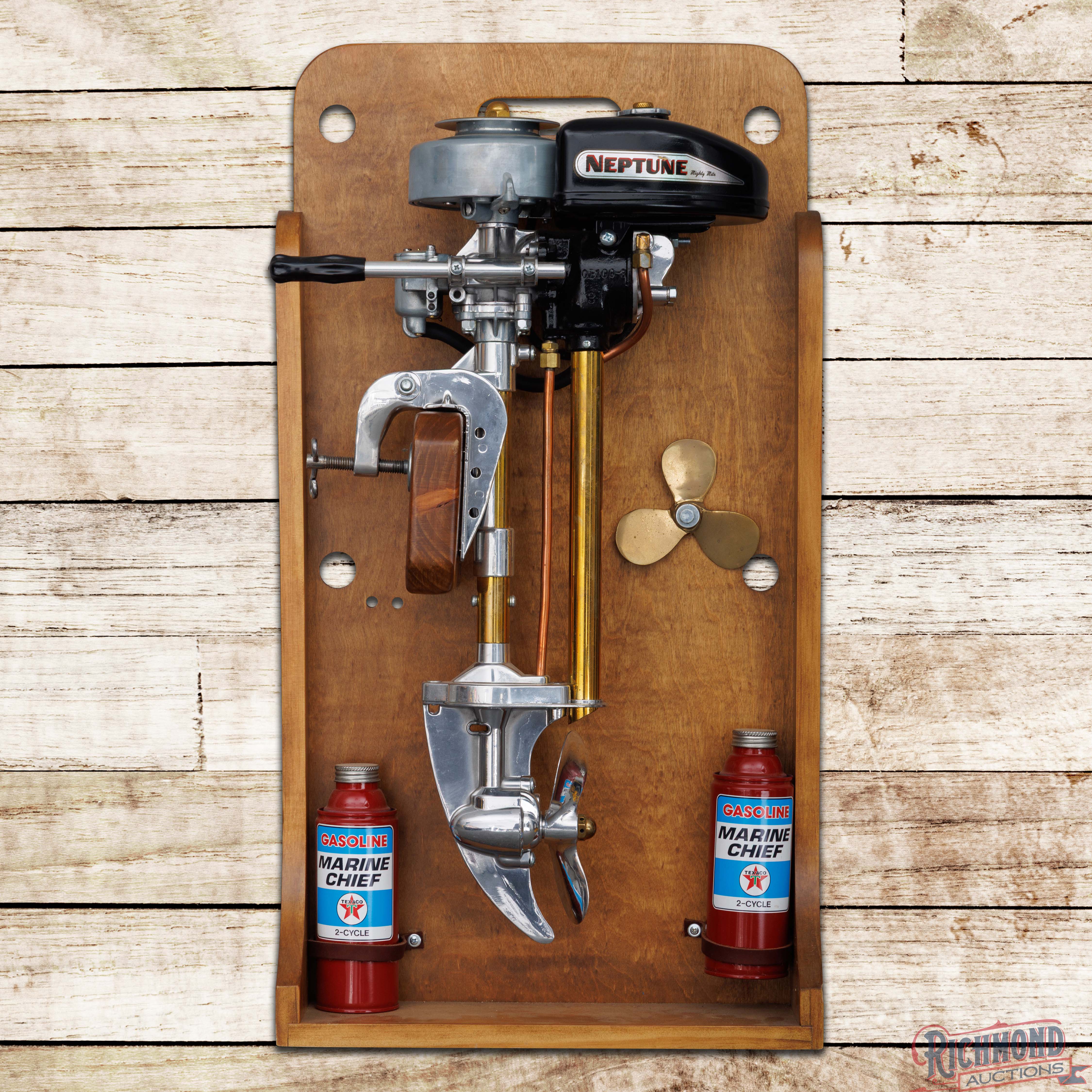Neptune Mighty Mite Outboard Engine Display | Richmond Auctions