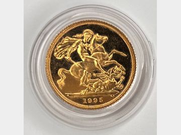 1995 ELIZABETH II PROOF GOLD SOVEREIGN