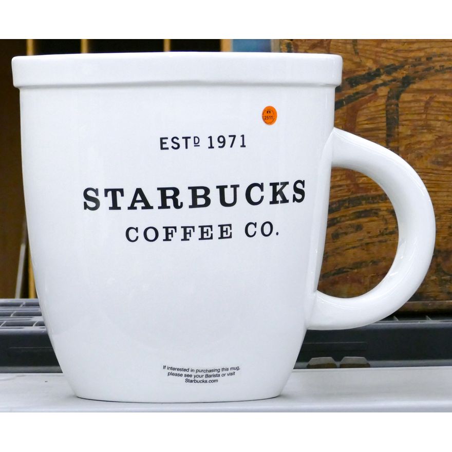 Starbucks Estd. 1971 Large Display Ceramic Mug 13.5''