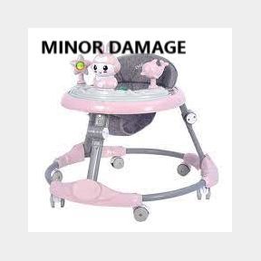 Baby Walker Multi-Function Anti-Rollover Anti-O-Leg Can Sit And Fold - Pink (MINOR DAMAGE)| JG 51499/5717 B9 (S2)
