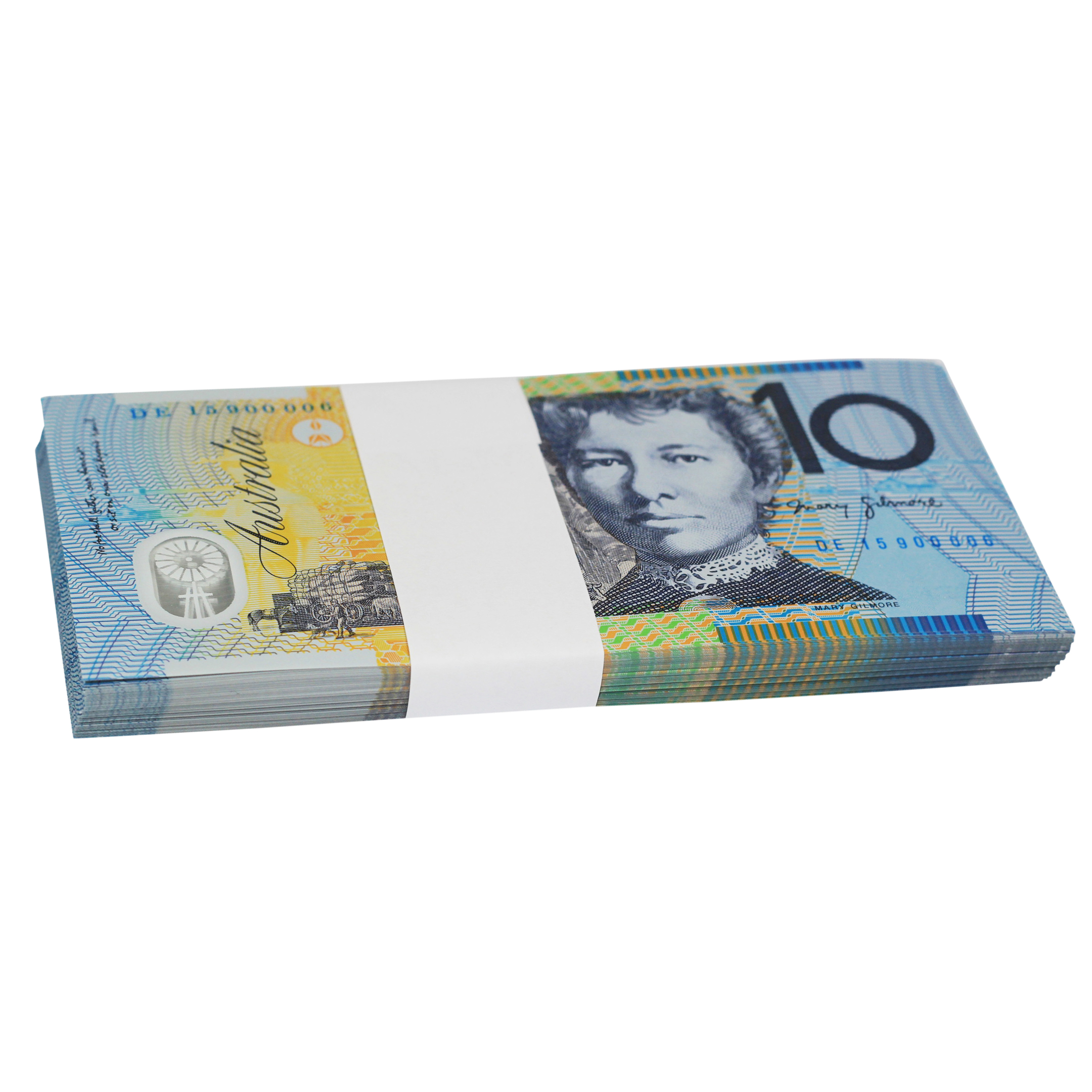 2187. · Bundle, Stevens/Fraser, Ten Dollars,  2015, UNC