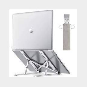 CellTime X-Stand Adjustable Aluminium Foldable Cool Portable Laptop Stand - can be used for Laptops Notebooks Macbooks up to 16 inches-50587