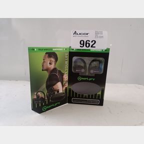 AMPLIFY TRUE TUNES SERIES TWS EARPHONES - BLACK