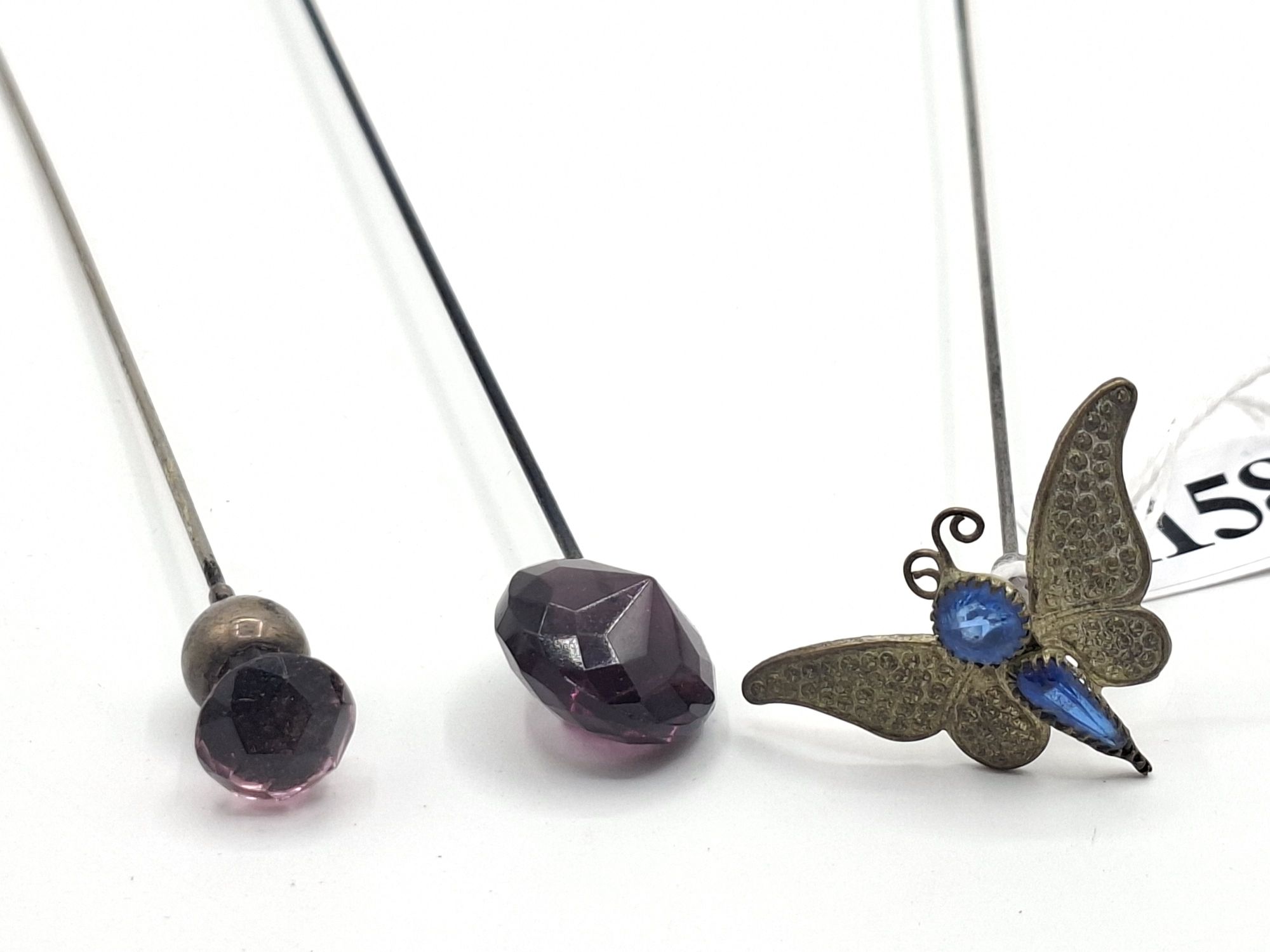 1158 · THREE LADIES HAT PINS