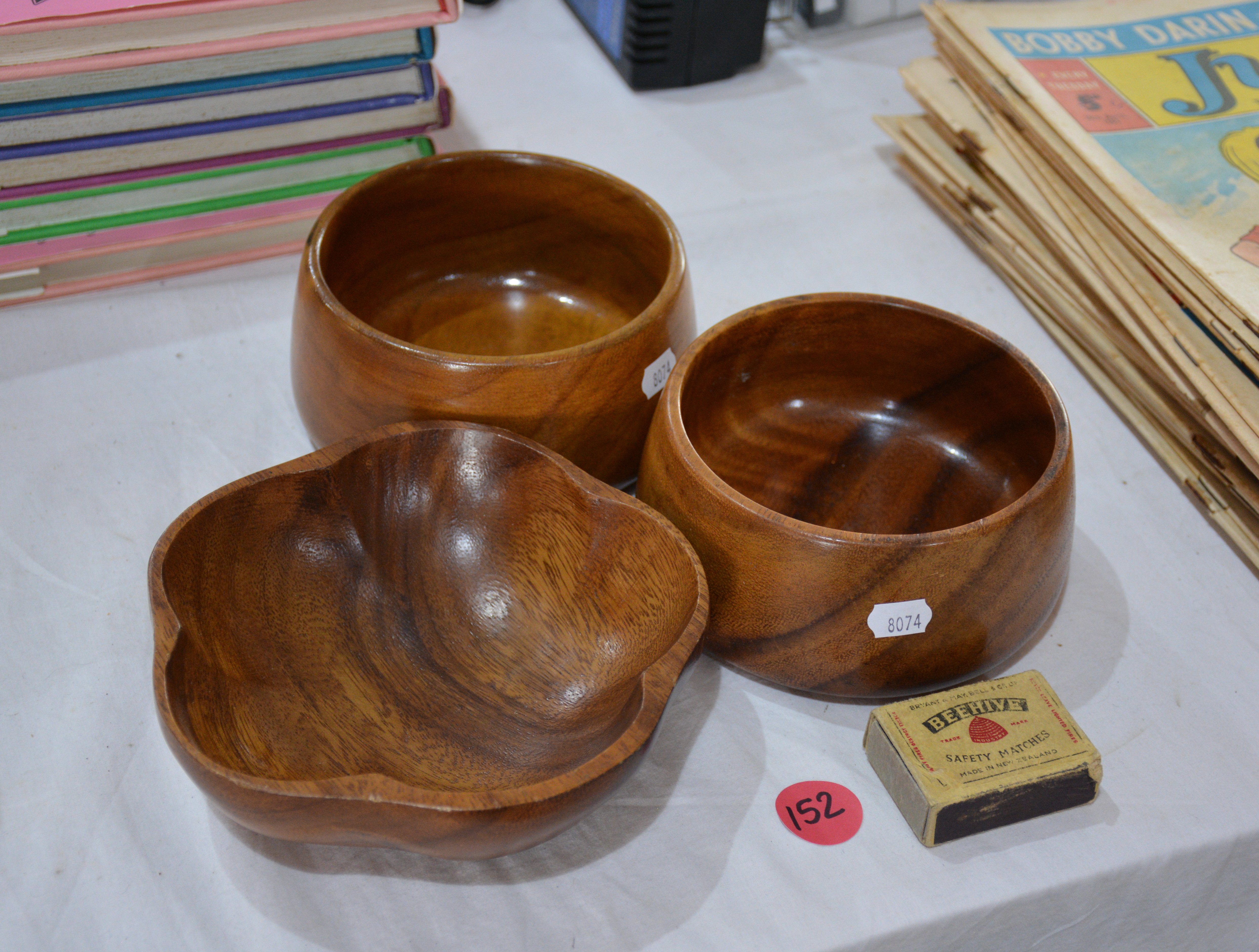 Wood-Turned Bowls x 3 — NZ auction result