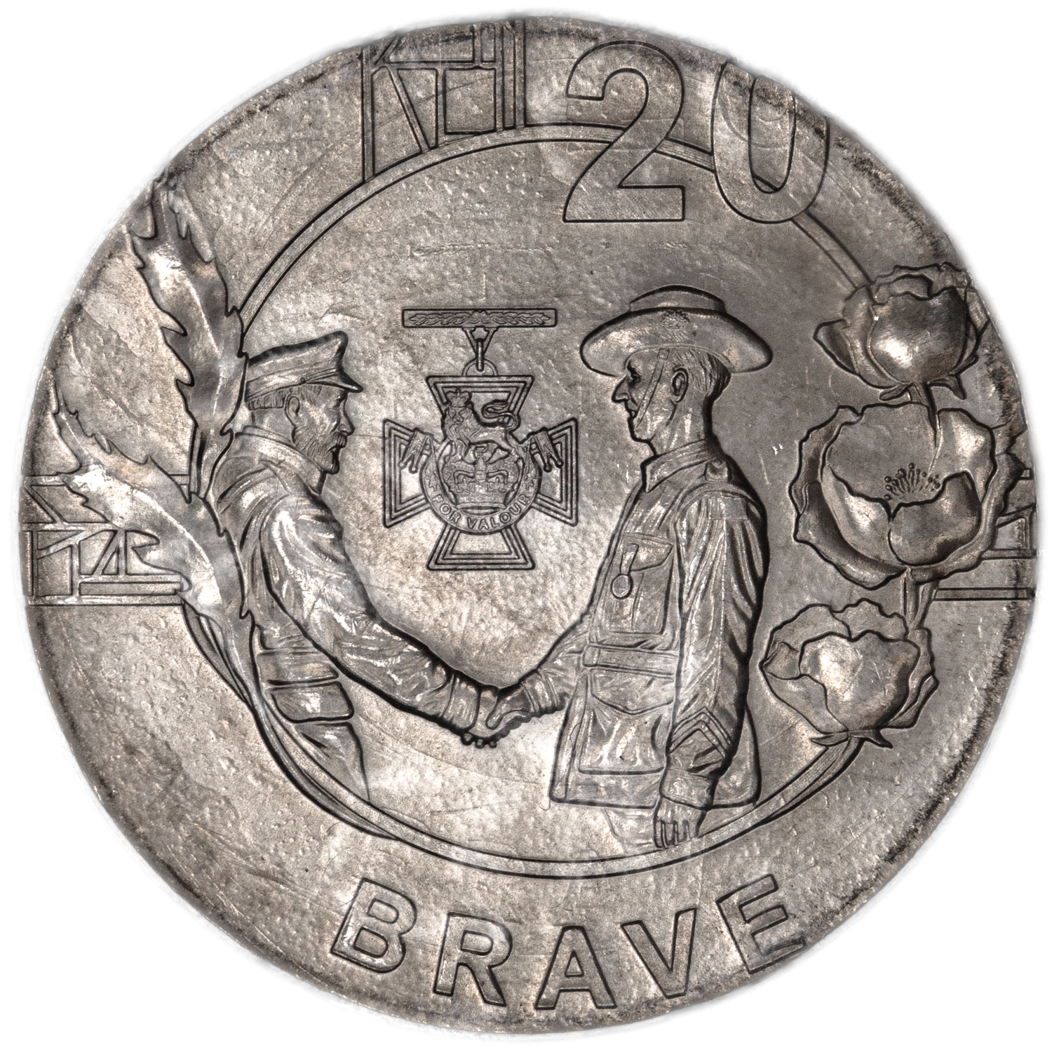 279 · Elizabeth II, Twenty Cents, 2018,  UNC