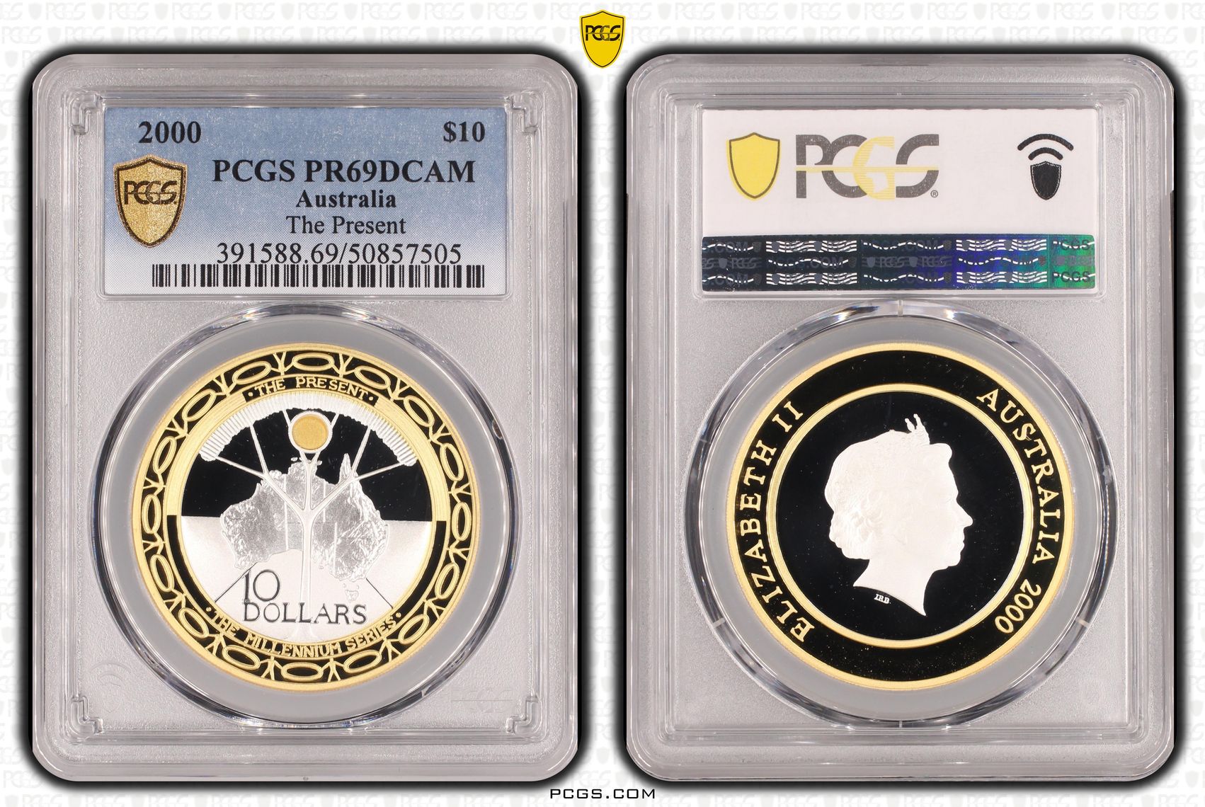 The Present, Ten Dollar, 2000, PCGS PR69DCAM