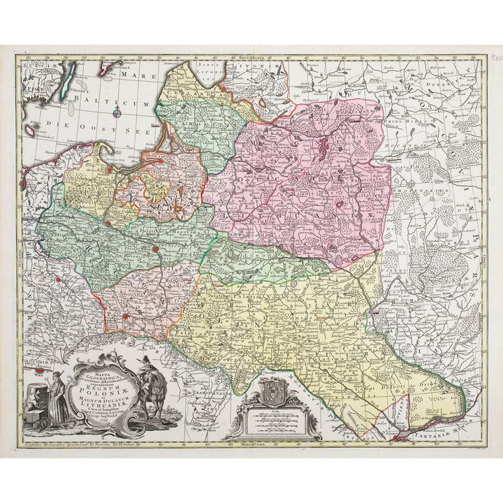 Tobias Lotter | Mappa geographica ex novissimis observationibus…