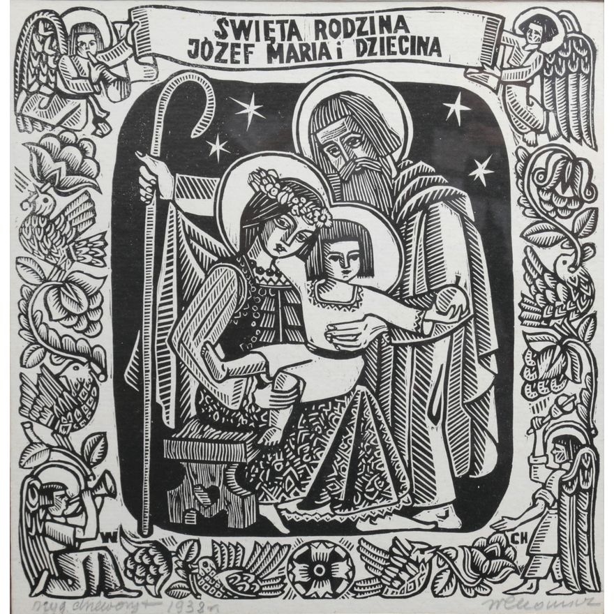 Witold Chomicz | Święta Rodzina, Józef, Maria i Dziecina, 1938 r.