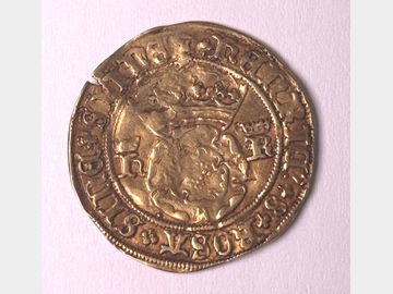 HENRY VIII GOLD CROWN OF THE DOUBLE ROSE