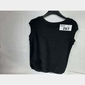 DOG FLEECE TEE SHIRT - BLACK - BLACK - L