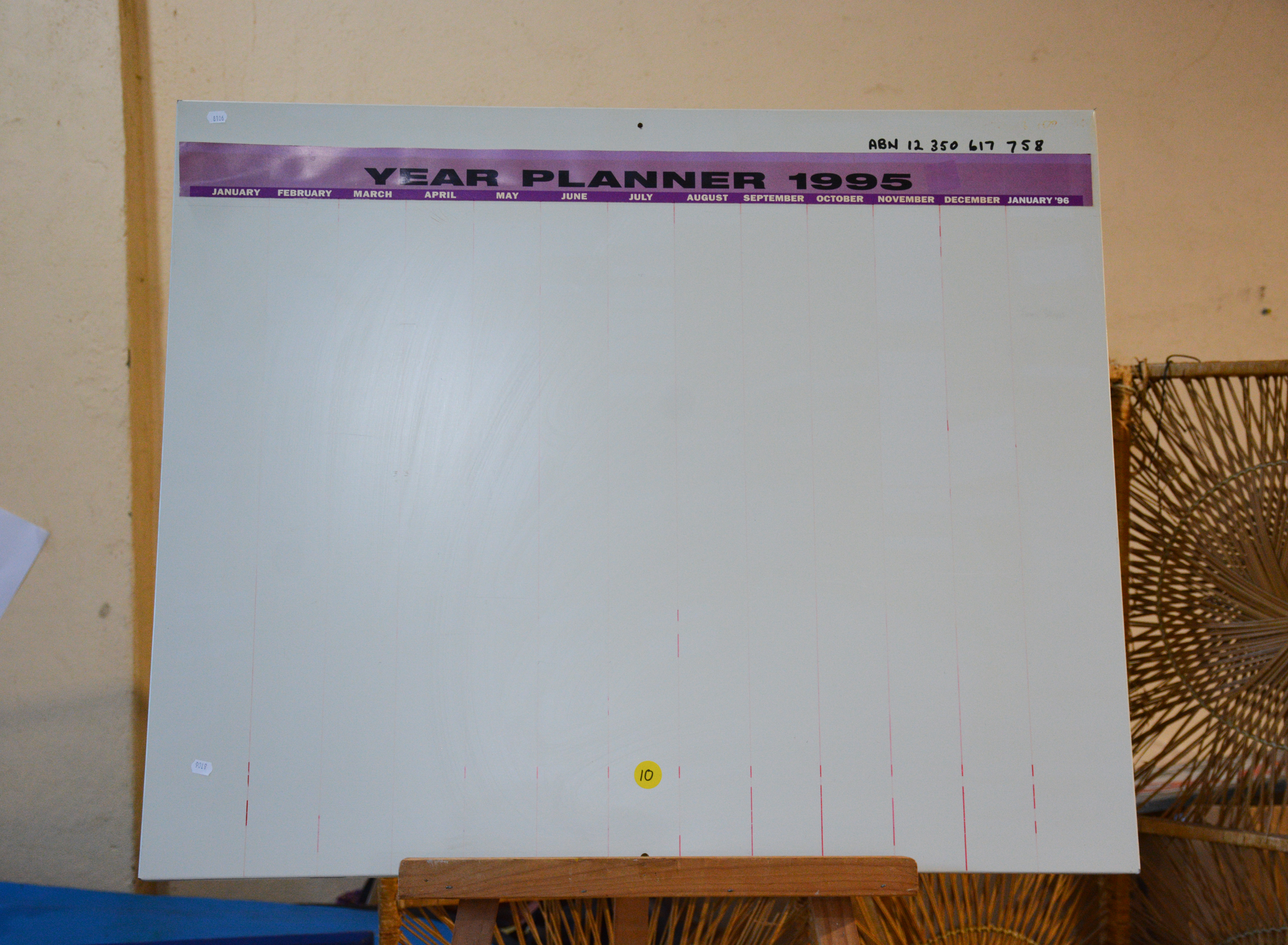 Year Planner Whiteboard — NZ auction result