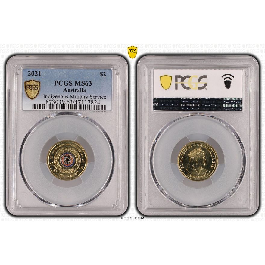 Indigenous Military Service, Two Dollar, 2021, PCGS MS63