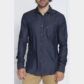 HUGO BOSS BLACK LABEL SHIRT REY_P | SLIM FIT | NAVY BLUE XL - 52055/11826