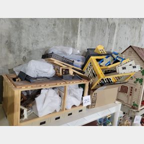 Large Playmobile Unassembled Doll House and Gazebo with accessories