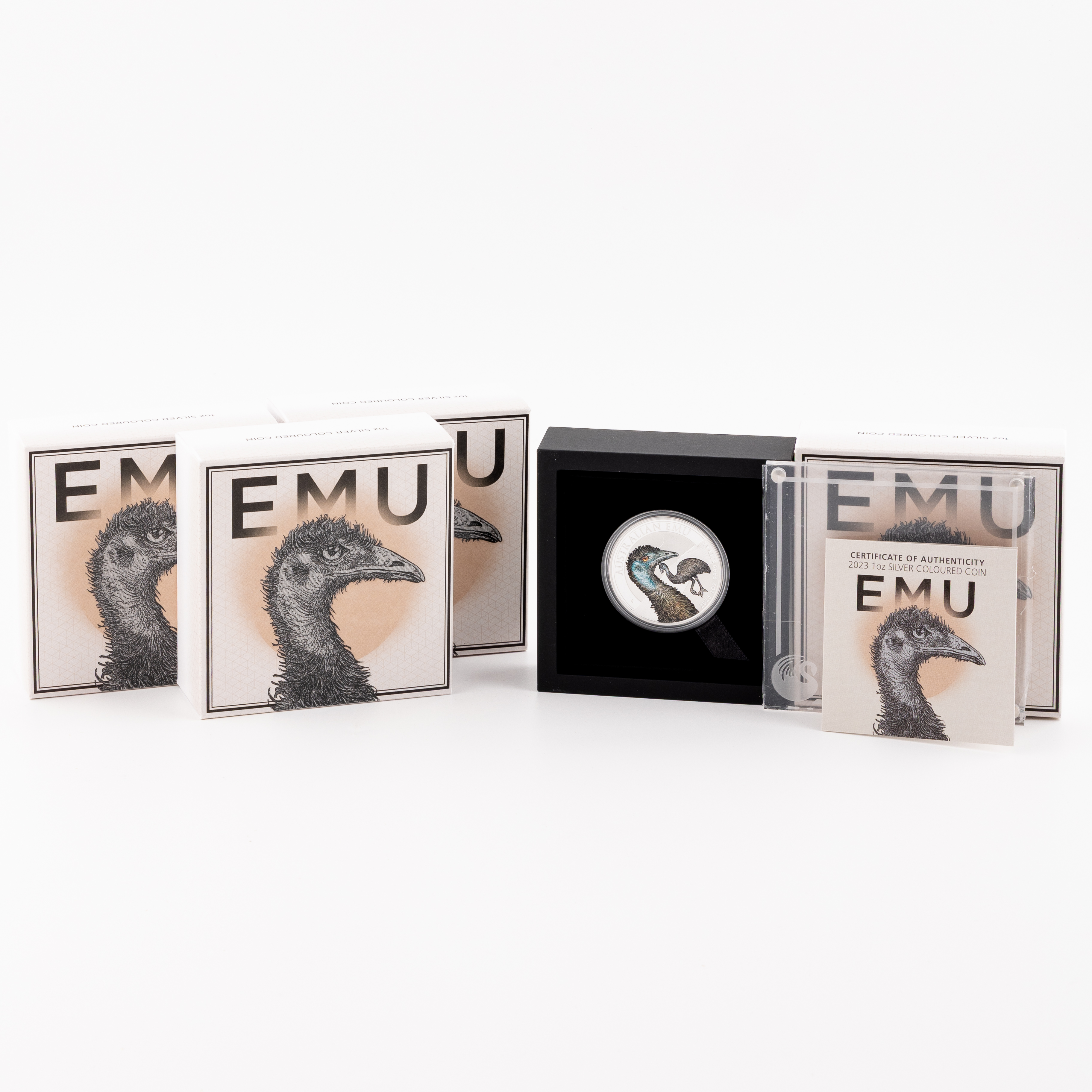 Elizabeth II, Perth Mint - Emu , One Dollar, 2023, CHU