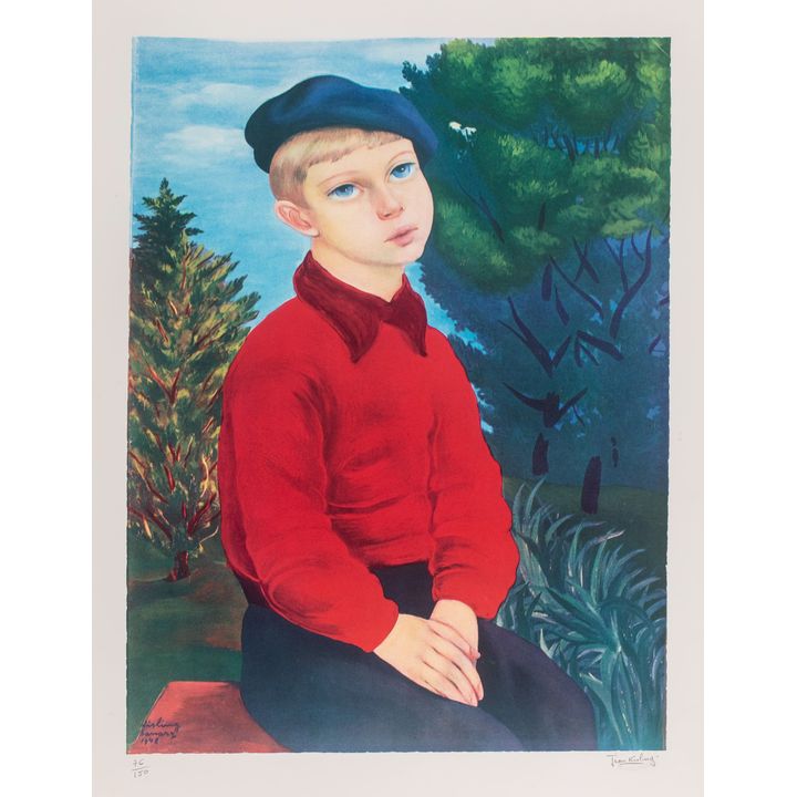 Mojżesz Kisling | Chłopiec w berecie
