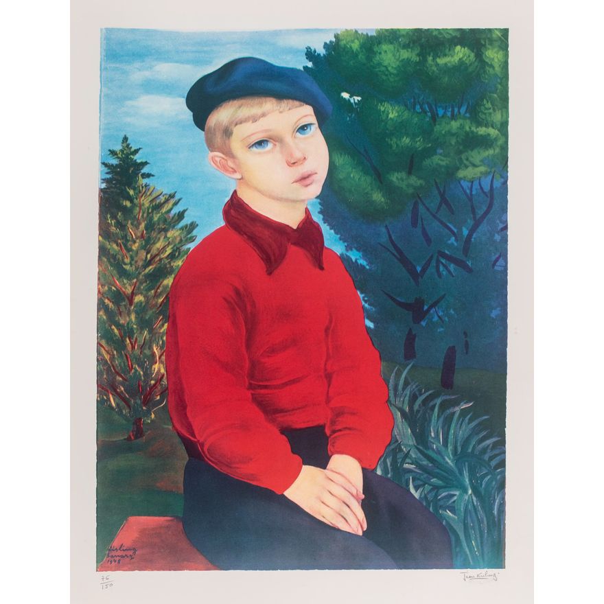 Mojżesz Kisling | Chłopiec w berecie