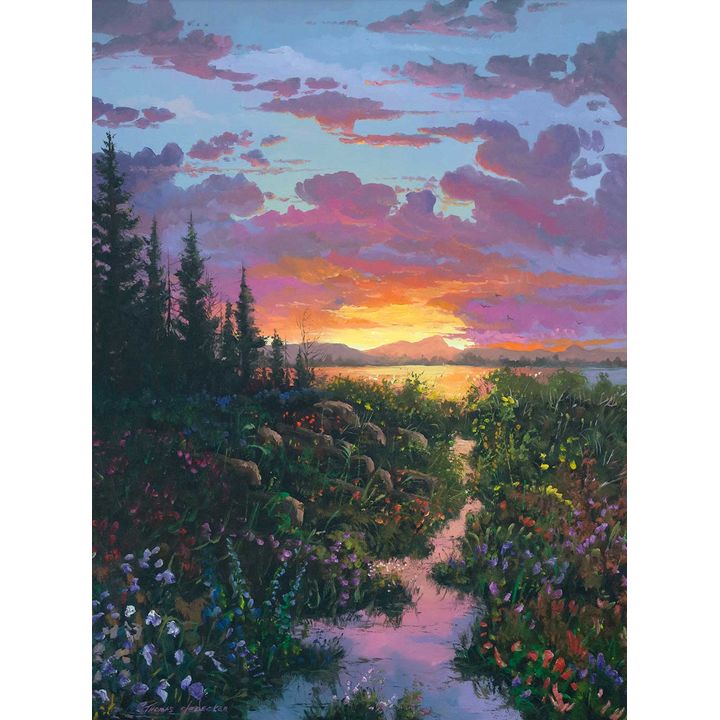 Thomas deDecker (1951-), A Summer's Day End