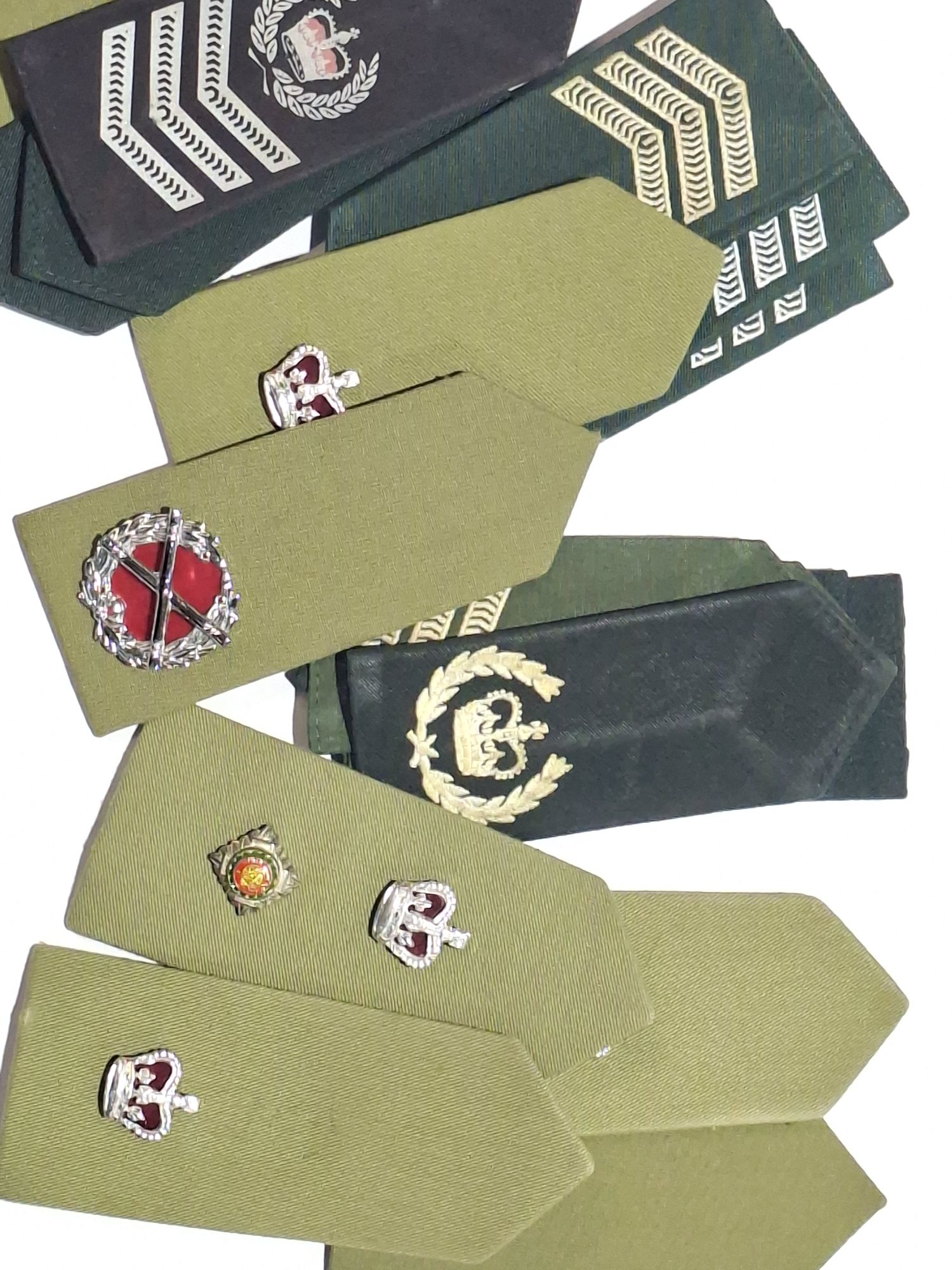 POLICE AND ARMY CLOTH EPAULETTES