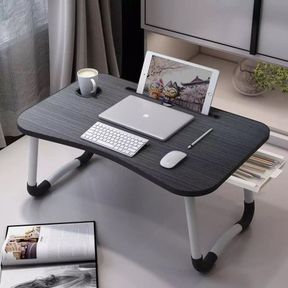 Foldable Laptop Snack Table Dark Brown | DIRTY