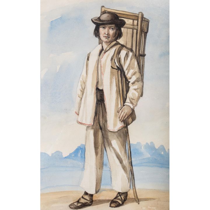Młody góral z koszem na plecach, około 1835 - 1840 r.