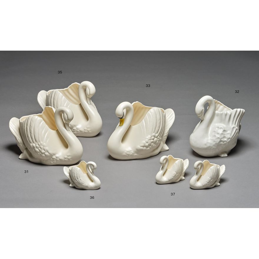 Crown Lynn Potteries, Large painted swan