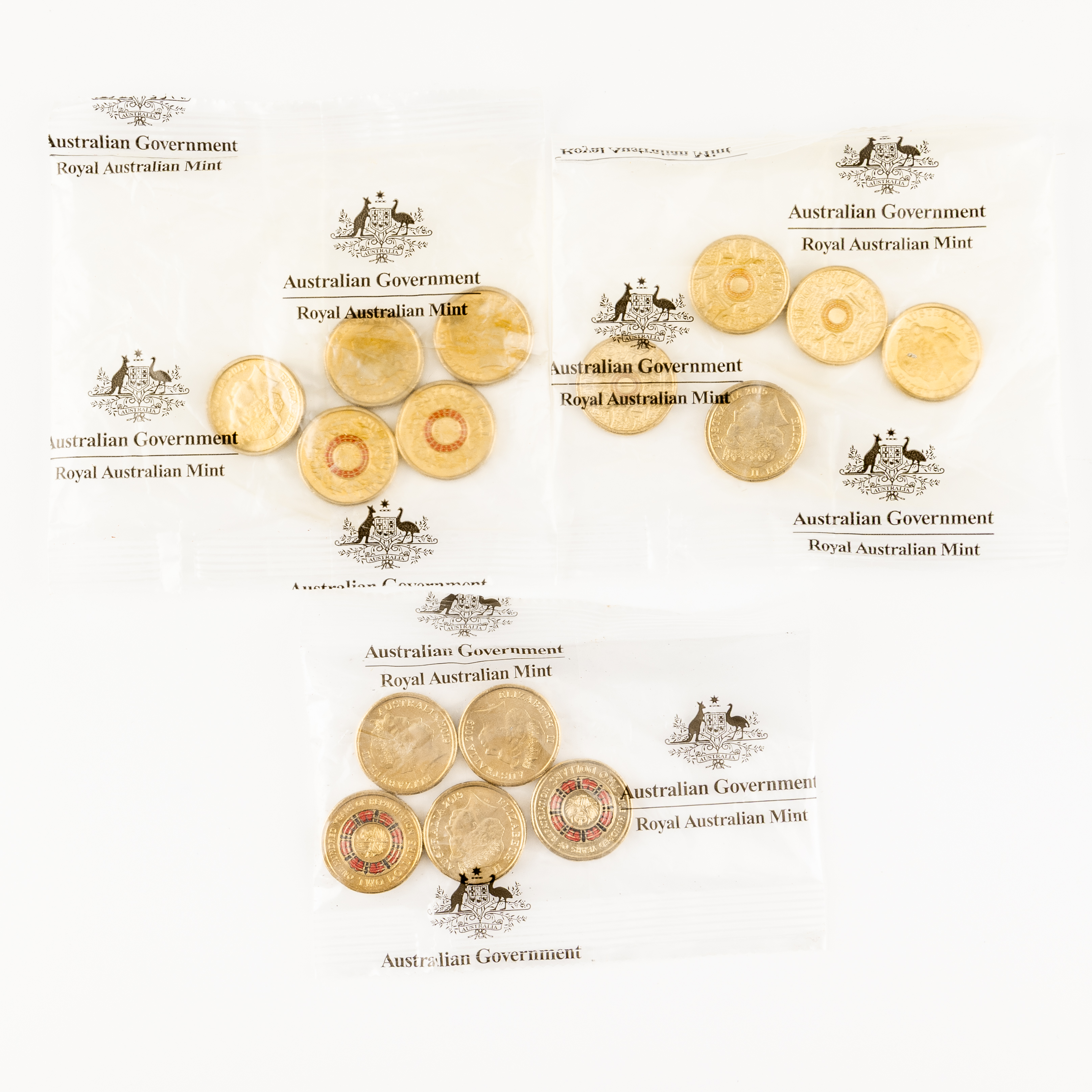 86 · RAM Bags - Various, Two Dollars, 2015 - 2019,  UNC