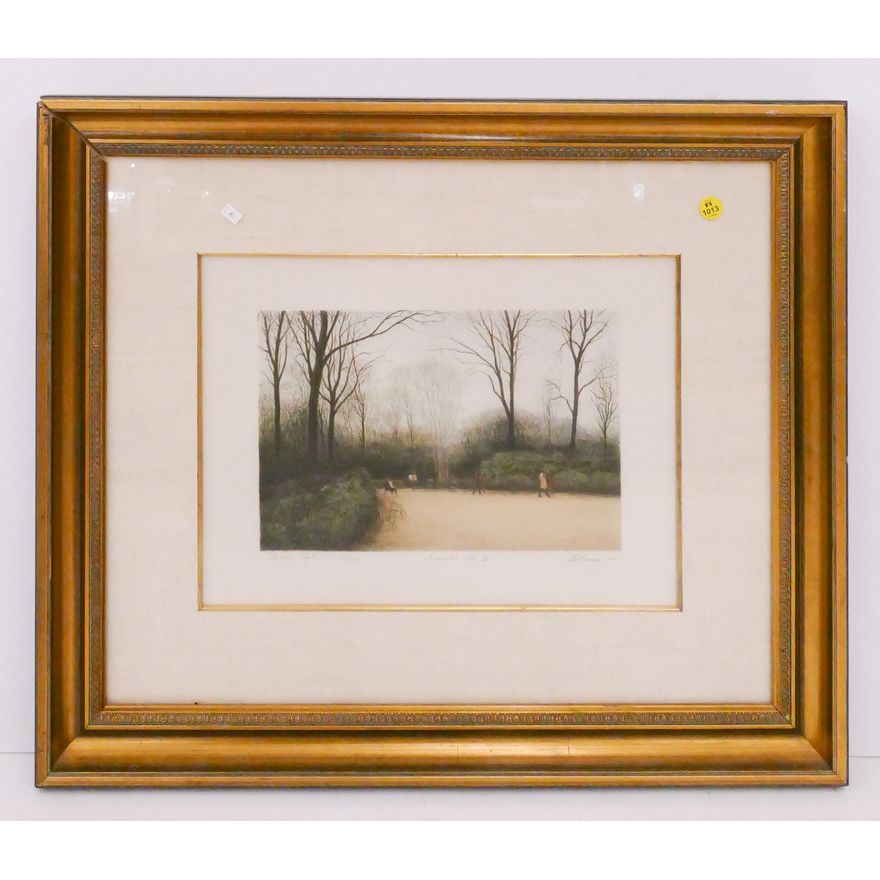 Harold Altman 'November 1981 II'' S/N Lithograph Gallery Framed- 21x25''