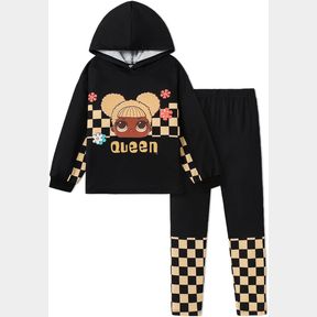 L.O.L. SURPRISE! GIRLS CLOTHES HOODIE AND PANT SET LONG SLEEVE SWEATSHIRT LEGGINGS GIRLS OUTFITS SETS SZ 10-11 YRS