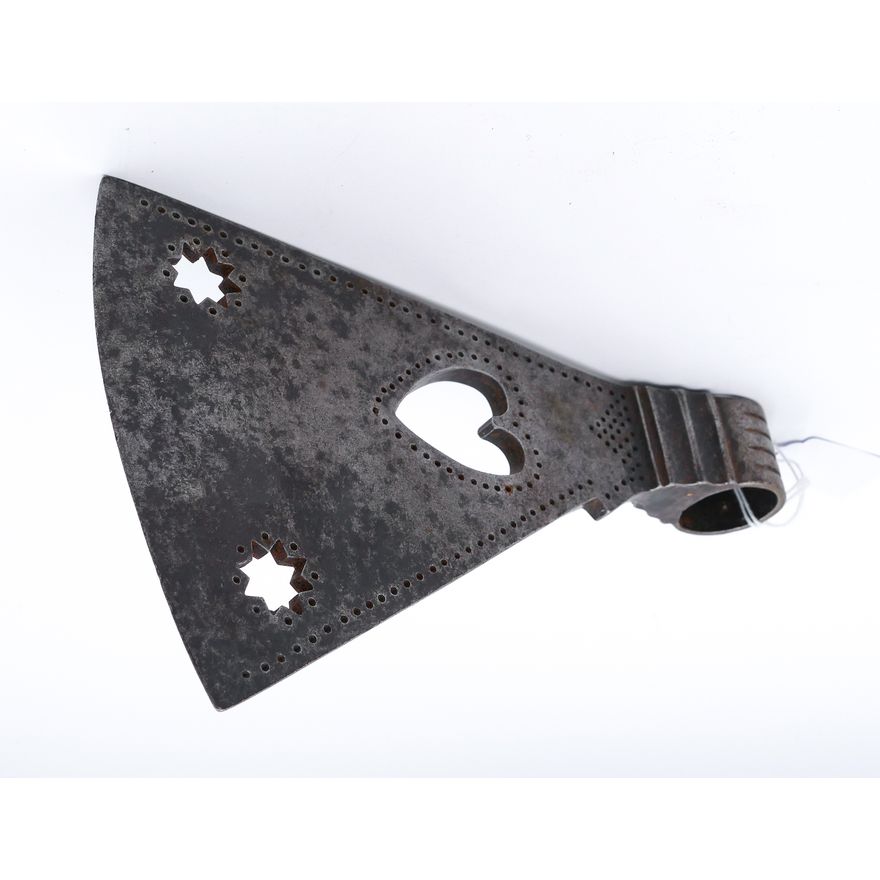 Antique Plains Indian Iron Cutout Tomahawk Blade