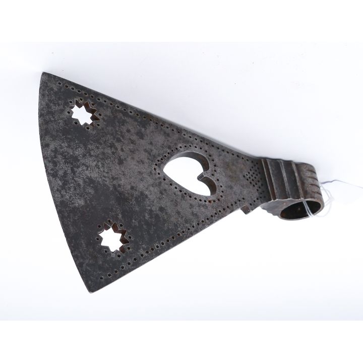 Antique Plains Indian Iron Cutout Tomahawk Blade