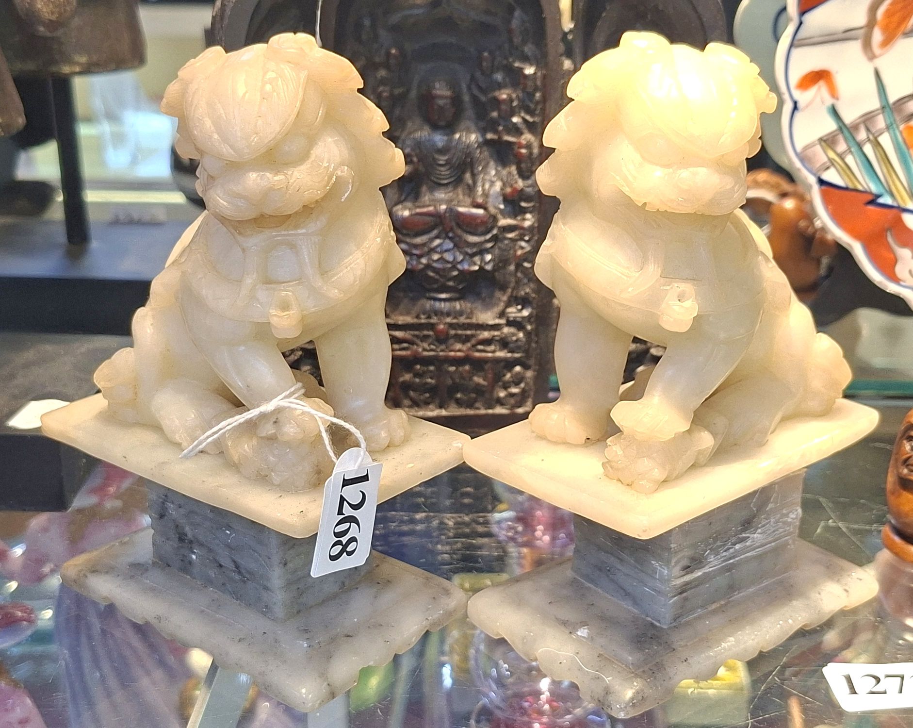 SOAPSTONE FOO DOGS