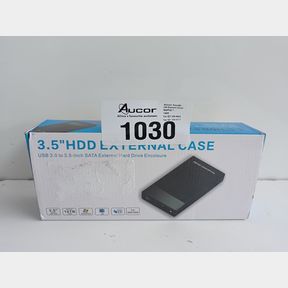 USB 3.0 3.5 INCH SATA HARD DRIVE ENCLOSURE - BLACK -